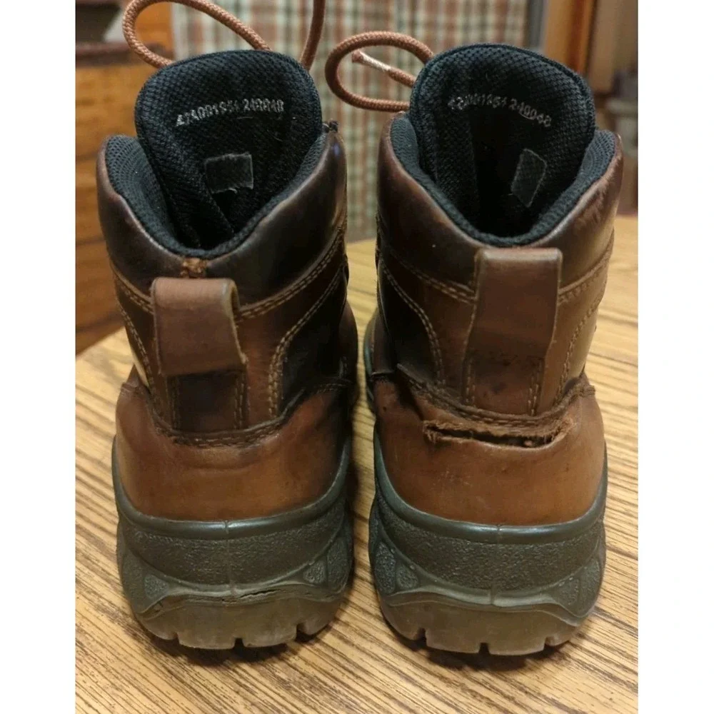Ecco Track II High Gore-Tex Waterproof‎ Brown Leather Ankle Boots Mens 8 8.5